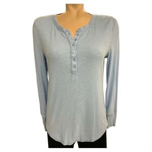 GAP Light Blue Henley Top Size M